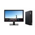 Picture of  Lenovo Desktop Think Center M70Q 11DTS1GH00 CI3 10300 4GB 1TB DOS 3 Years Warranty 19.5 Inch+Lenovo C19-10 46.99cms (18.5") WLED Monitor